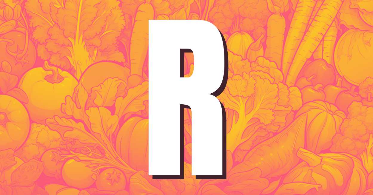 vegetables that start with r - Article 1